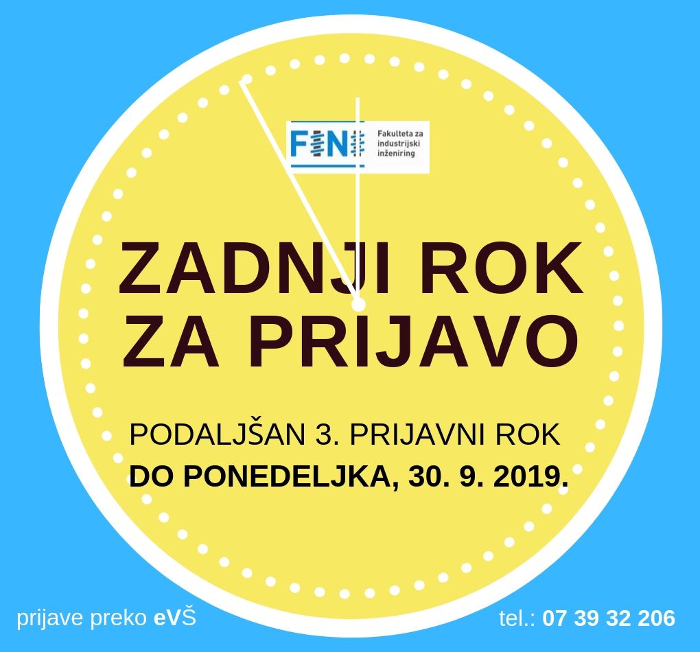 Podaljšan 3. prijavni rok