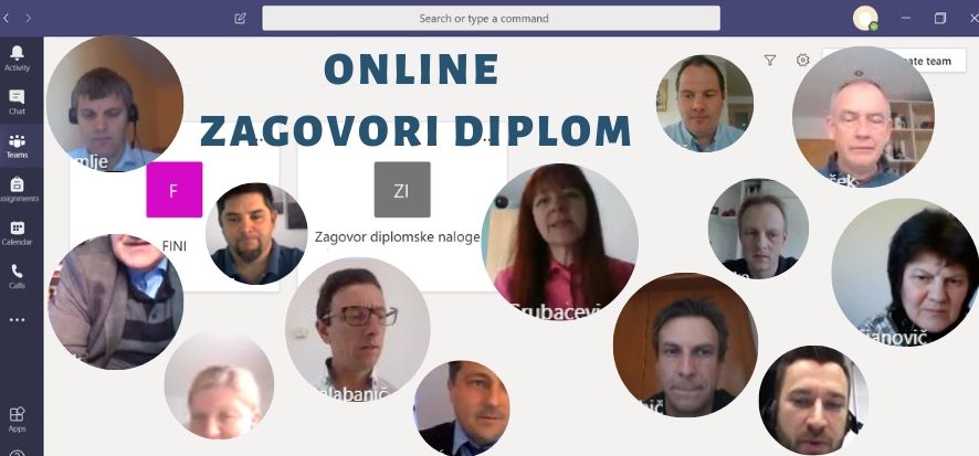 PRVI ONLINE ZAGOVORI DIPLOMSKIH NALOG