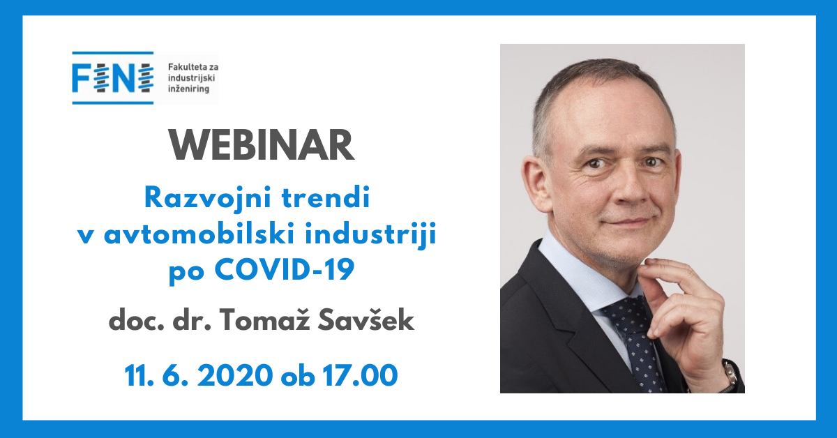 WEBINAR: Razvojni trendi v avtomobilski industriji po COVID-19