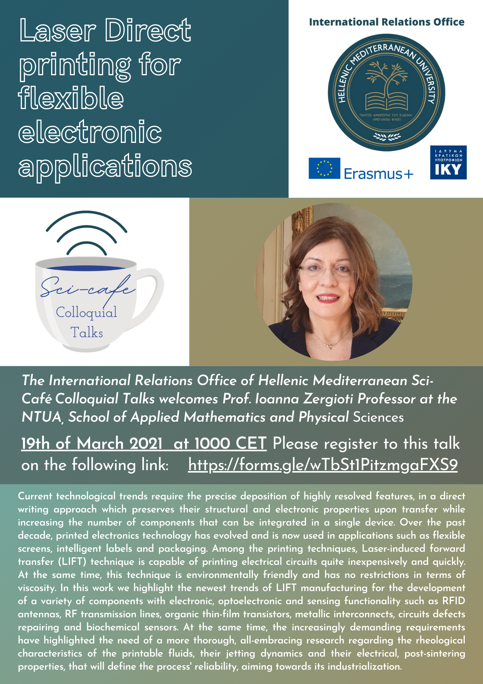 Webinar: Laser Direct printing for Flexible Electronic Applications