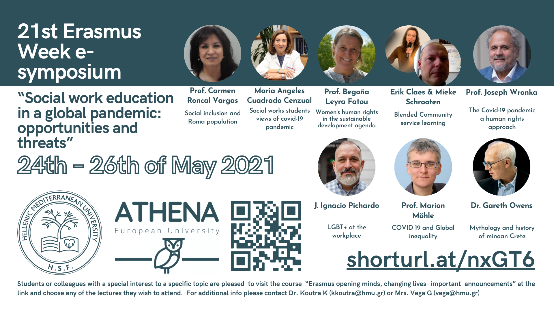 Simpozij: Social Work Education in a global Pandemic: Opportunities and Threats