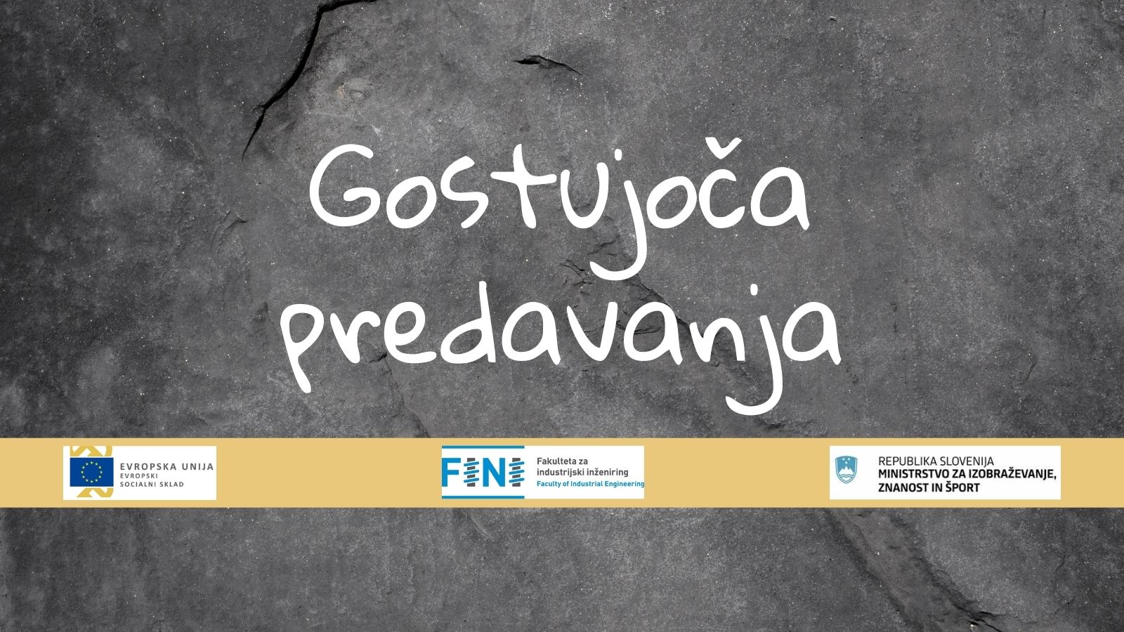 Gostujoča predavanja v letu 2021 v okviru projekta »Razvoj študija na FINI preko mobilnosti tujih učiteljev«