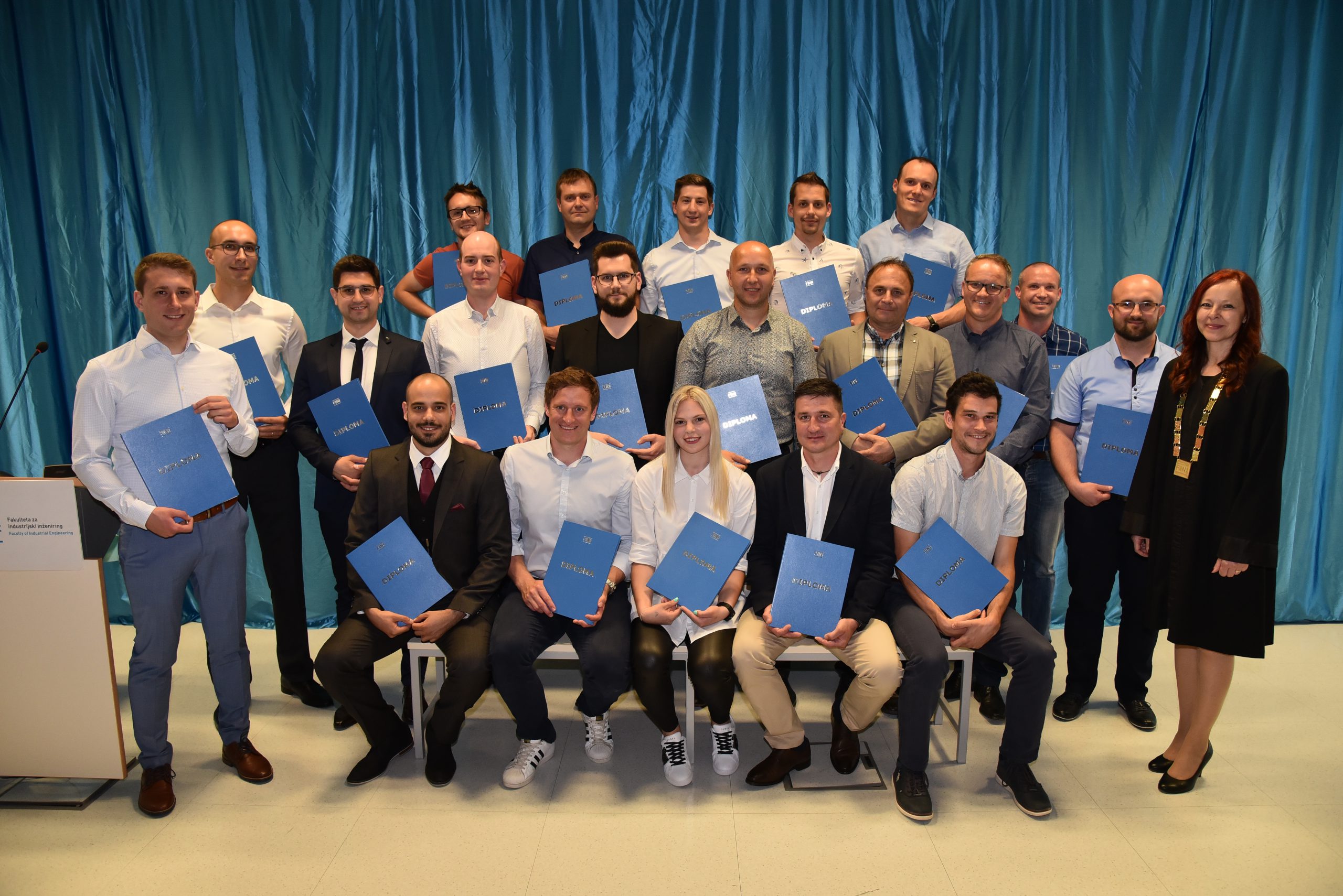 7. svečana podelitev diplom diplomiranim inženirjem strojništva in magistrom inženirjem strojništva FINI Novo mesto