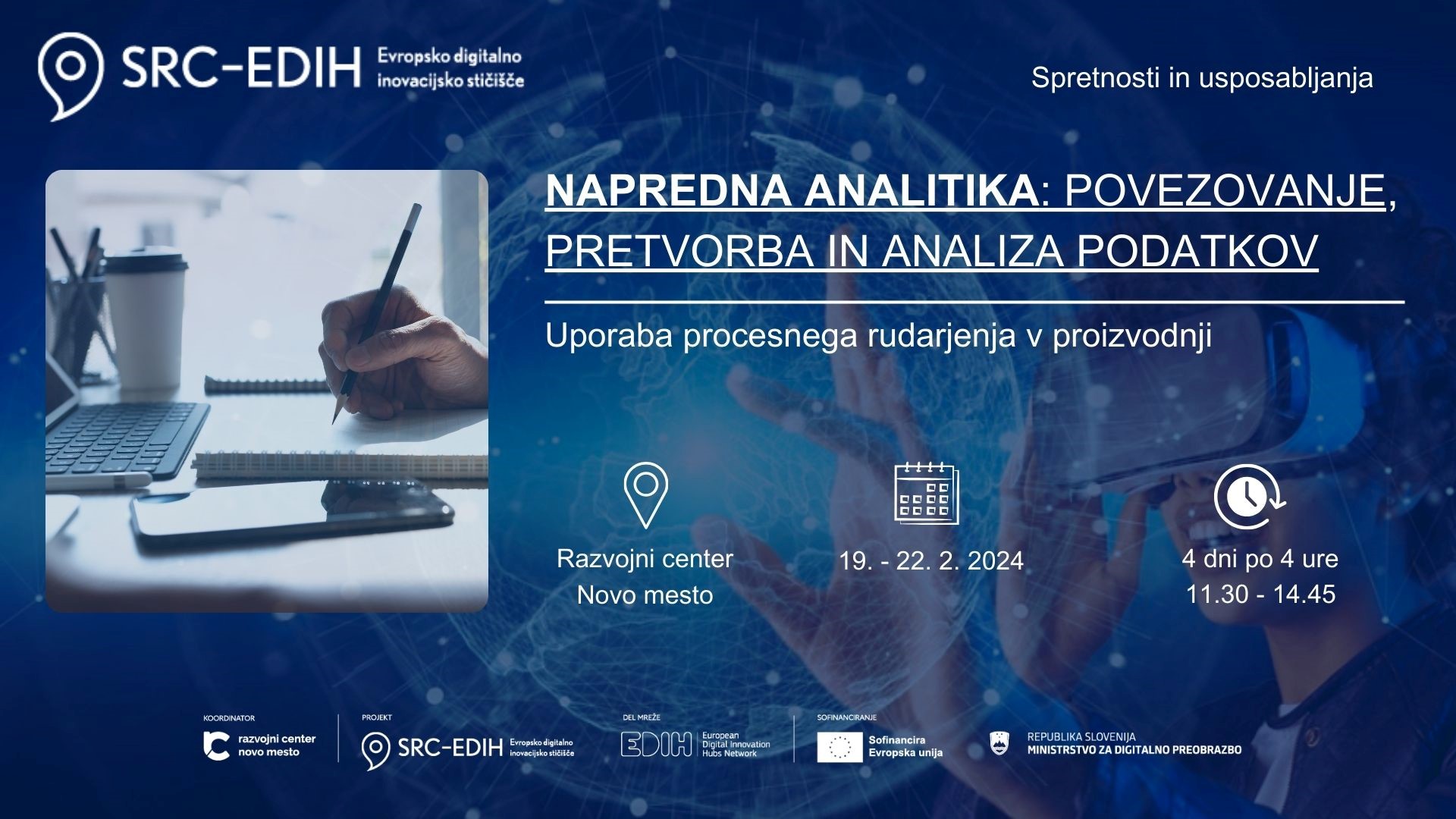 Izobraževanje Napredna analitika: povezovanje, pretvorba in analiza podatkov