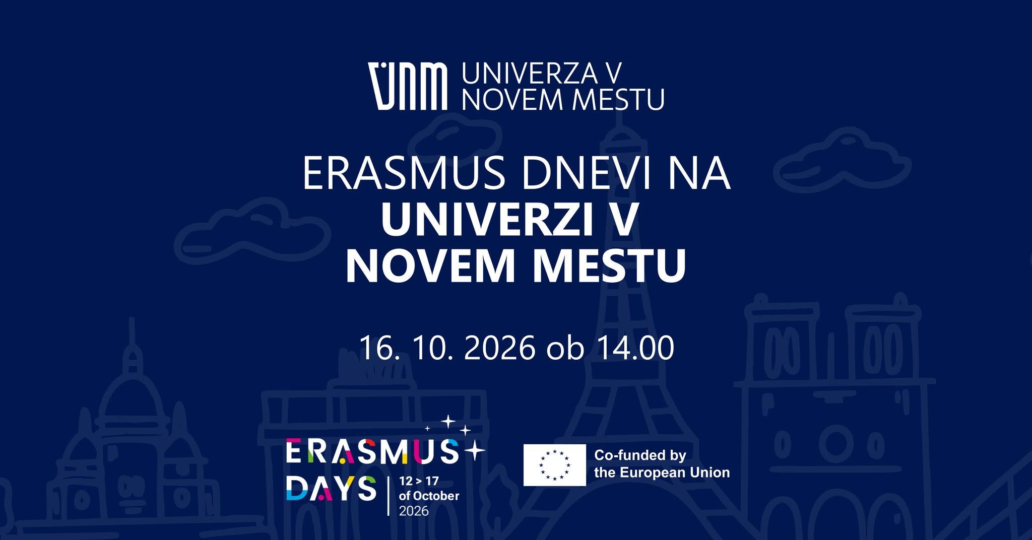 Erasmus dnevi 2026 – Take me with you!