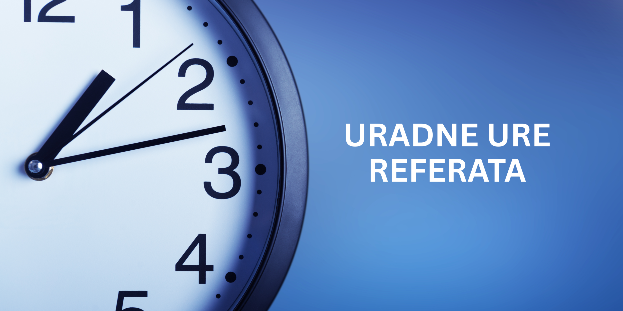 Uradne ure referata - 28. 10. 2026
